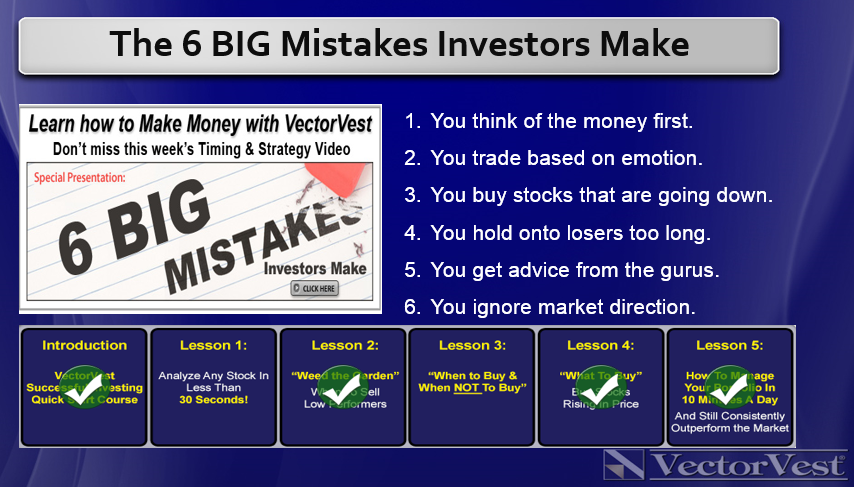 6 BIG Mistakes Ppt slide