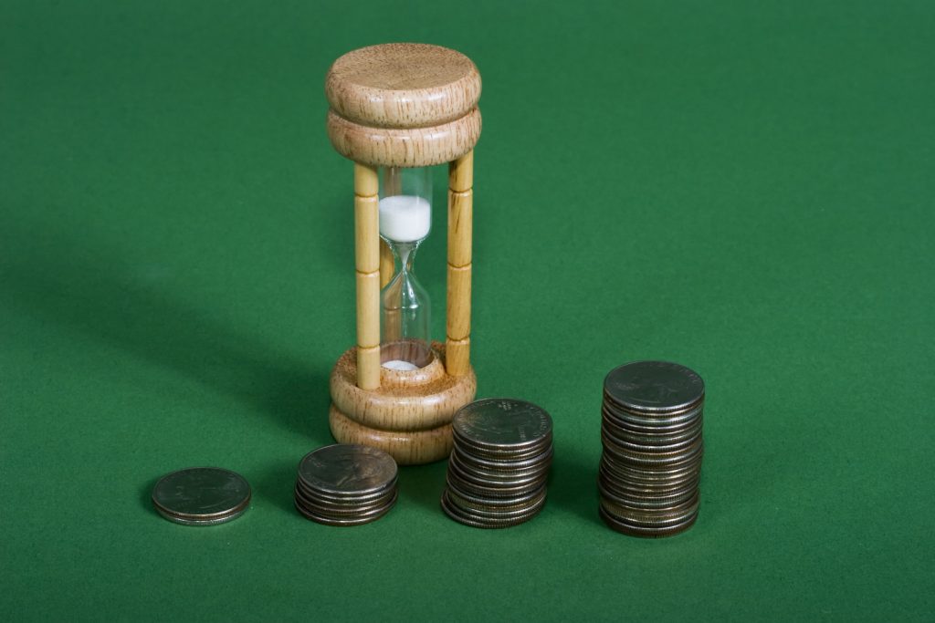 Compounding interest over a period of time