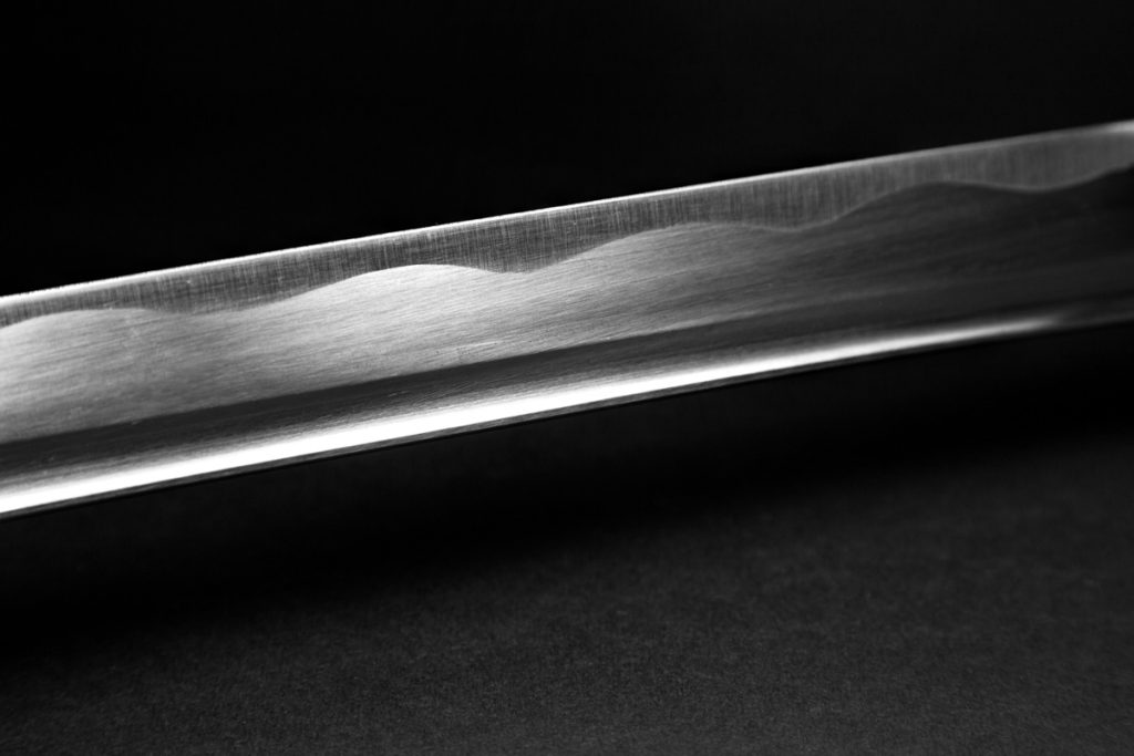 Japanese sword representing trading edge
