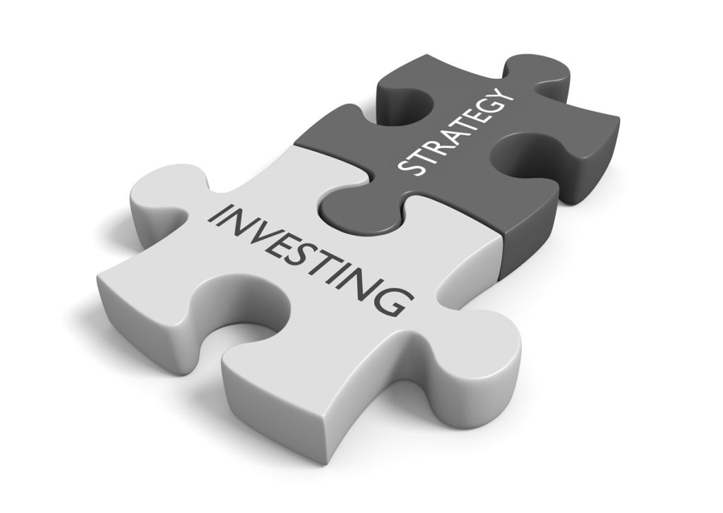 Investing Strategy puzzle pieces for retirement