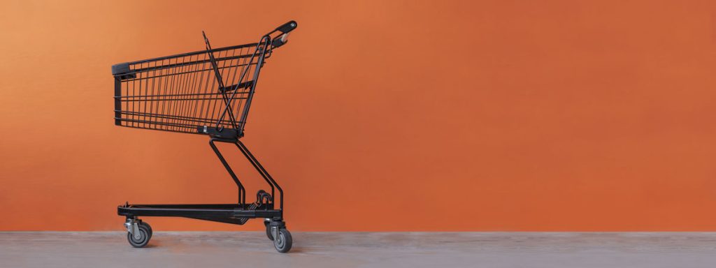 Empty Shopping Buggy