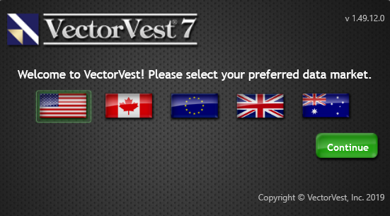 All regions of VectorVest